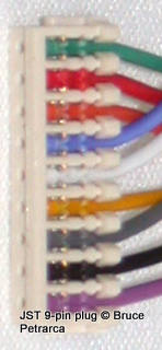 JST 9-pin plug